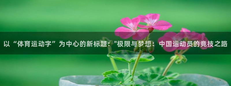 欧亿体育官方正版app集团简介:以“体育运动字”为中心的新标